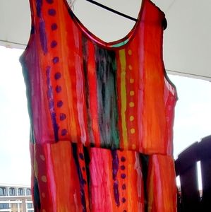 Jams World Janice Dress red pattern Large